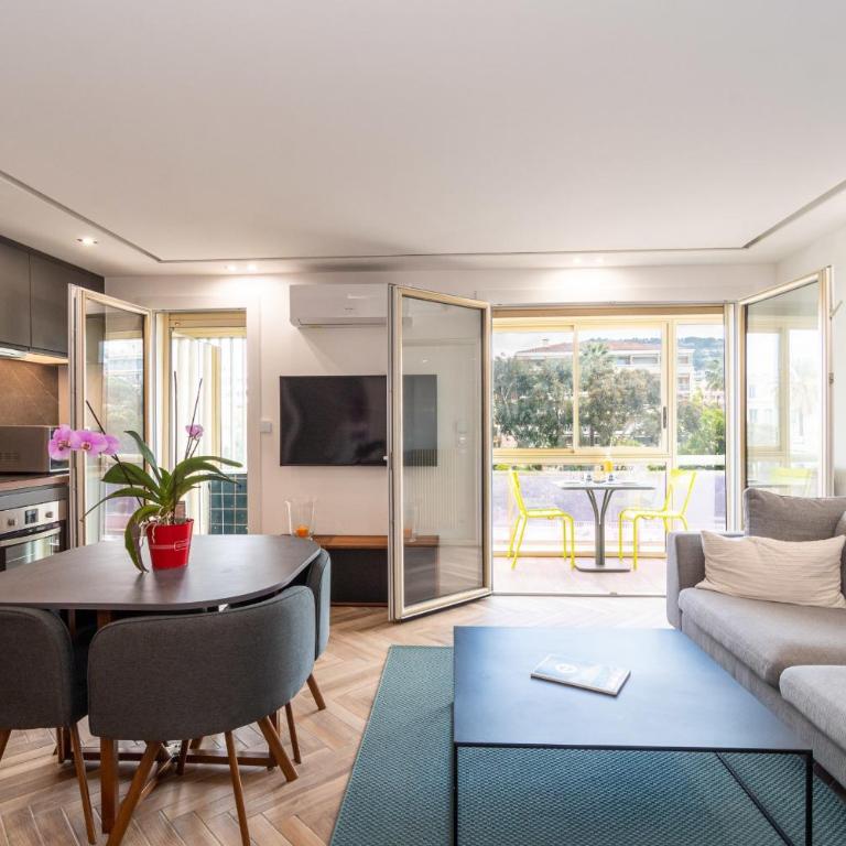 Heart of Cannes contemporary 2BR garden view Palais & Croisette 5 mn by Olam Properties - Apartamento de 2 dormitorios - 10
