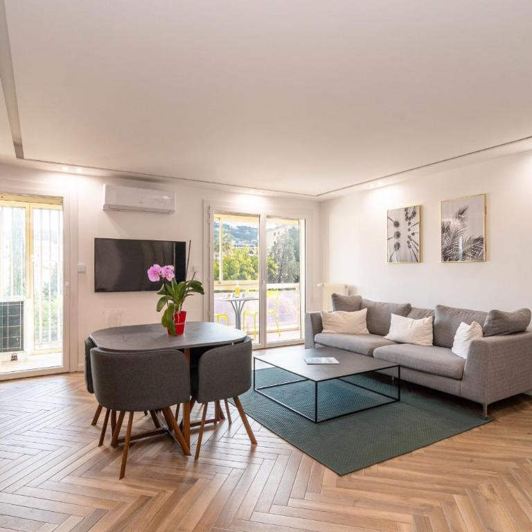 Heart of Cannes contemporary 2BR garden view Palais & Croisette 5 mn by Olam Properties - Apartamento de 2 dormitorios - 7