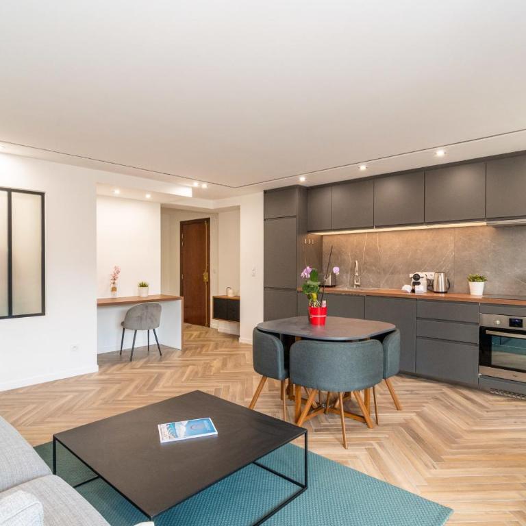 Heart of Cannes contemporary 2BR garden view Palais & Croisette 5 mn by Olam Properties - Apartamento de 2 dormitorios - 1