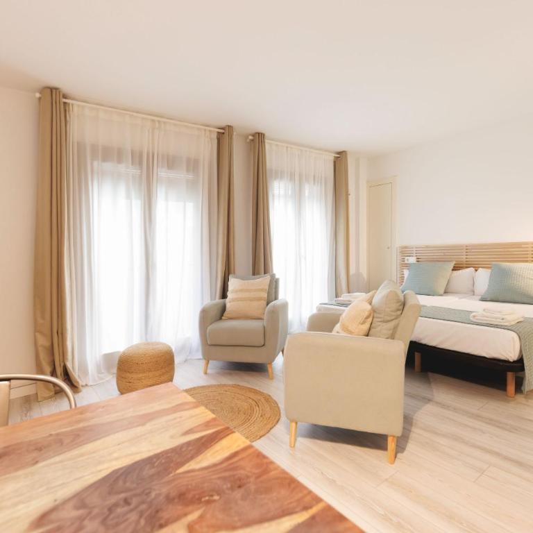Bravissimo Plaça Catalunya 1-2, Studio apartment - Estudio Doble Deluxe - 1
