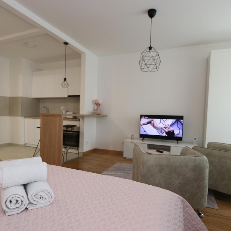 Savada PINK - studio with parking and WiFi, parking 5 eur per day - Studio sa Balkonom - 4