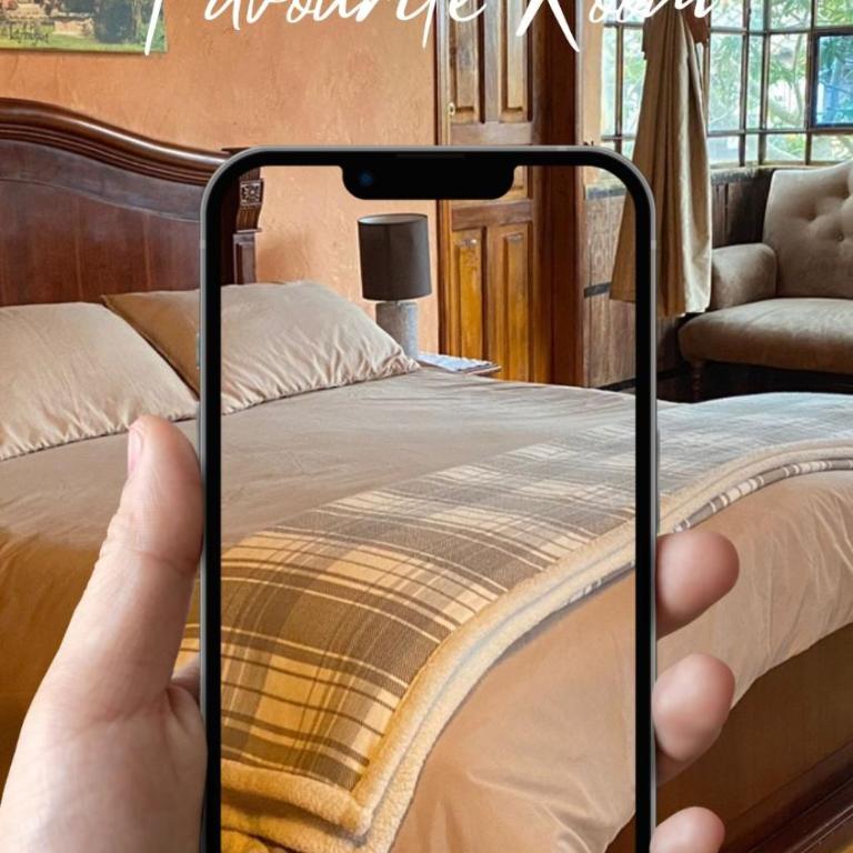 La Antigua Hotel de Montaña - Habitación con cama extragrande y vistas al jardín - 2