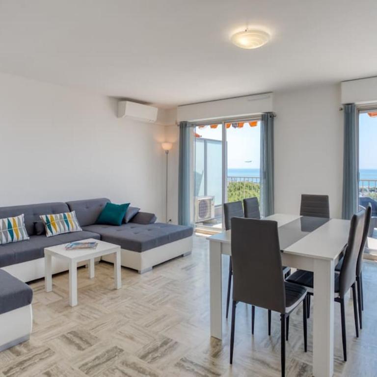 L43 Staywizus - Suite Maurice sea view 6Pax -Terrace, Parking, AC - Appartement 3 Chambres - 1