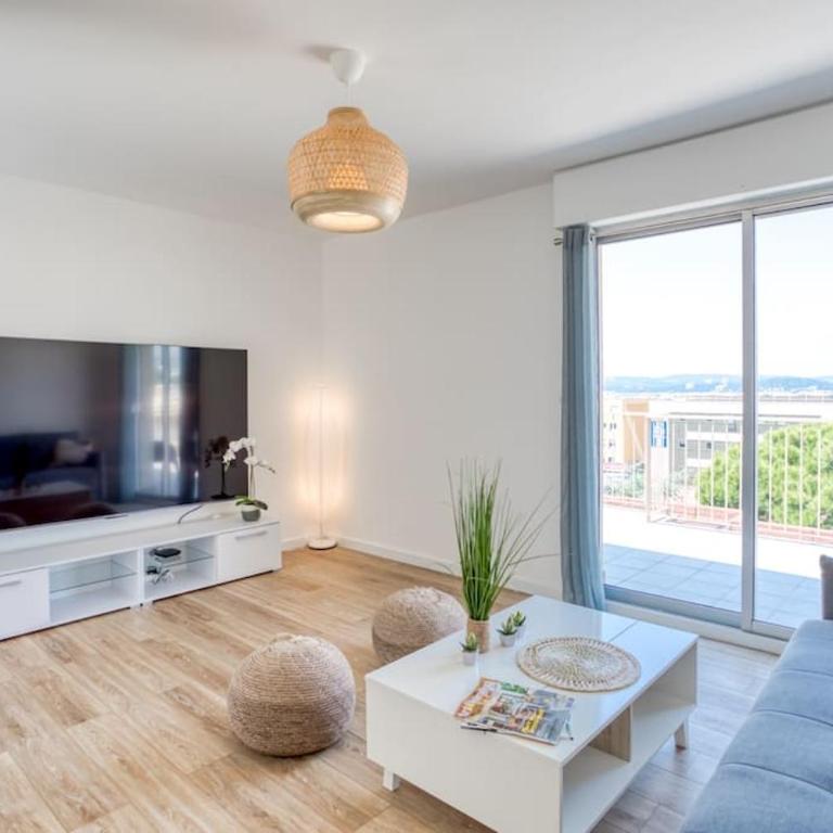 L43 Staywizus - Suite Maurice sea view 6Pax -Terrace, Parking, AC - Appartement 3 Chambres - 14