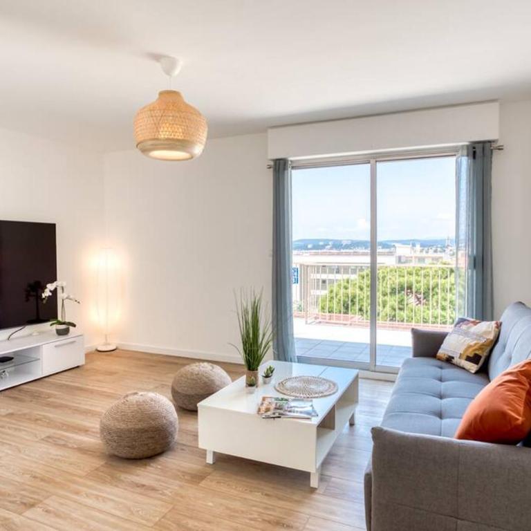 L43 Staywizus - Suite Maurice sea view 6Pax -Terrace, Parking, AC - Appartement 3 Chambres - 40