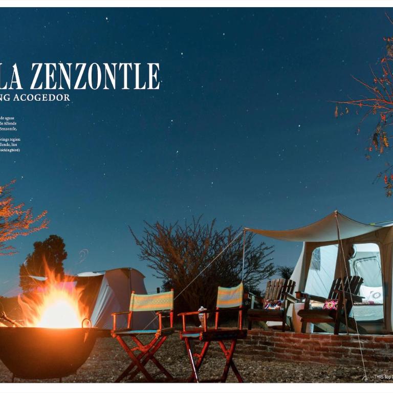 ZenZontle GlampingSMA - Habitación Doble - 2 camas - 3