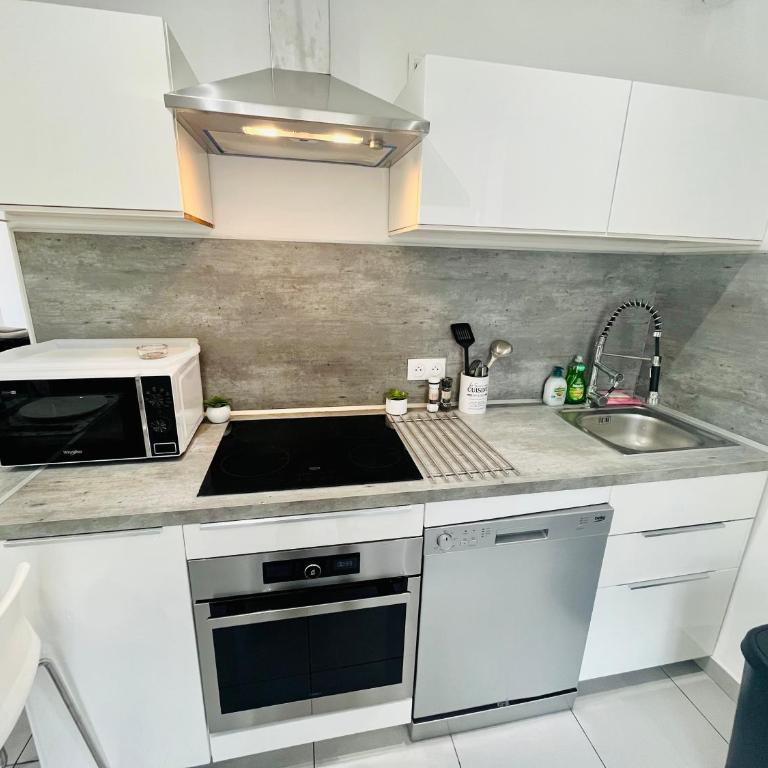SUPERBE DUPLEX DESIGN NEUF 2 CHAMBRES, CLIMATISE TOUT CONFORT, FACILE D,ACCES STATIONNEMENT GRATUIT - Apartamento de 2 dormitorios - 12