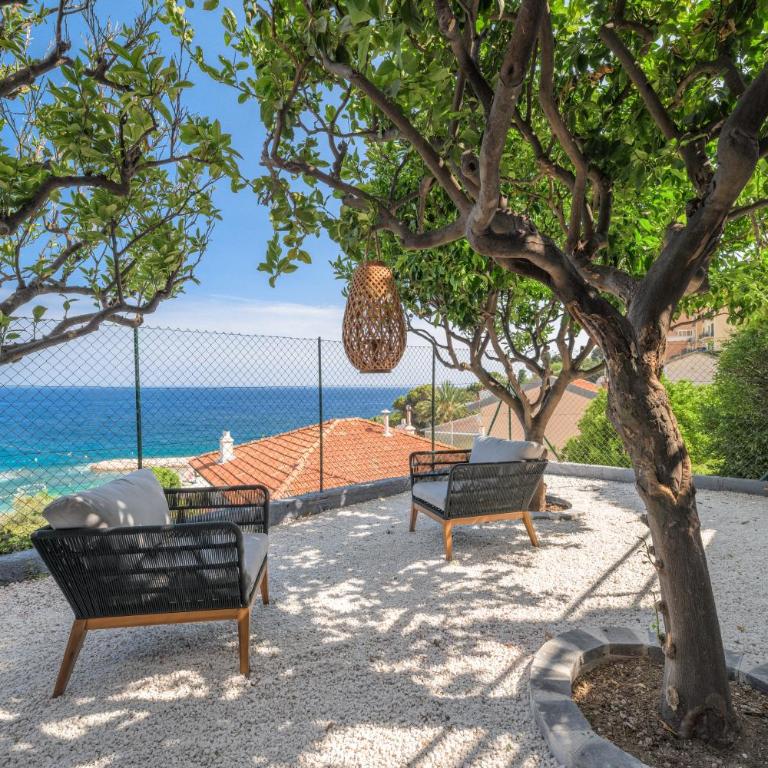 Proche Monaco, vue mer, accès plage et jardin privatif - Appartamento con 1 Camera da Letto - 40