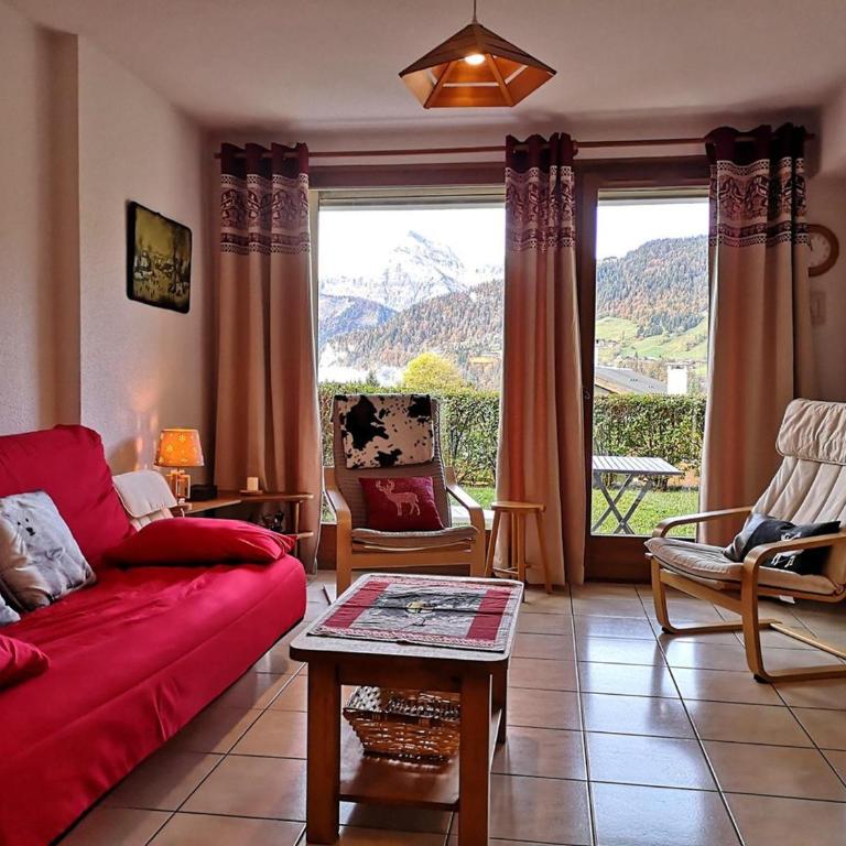 Appartement cosy avec terrasse - 6 pers, proche pistes et commerces, parking inclus - Appartement 1 Chambre - 3