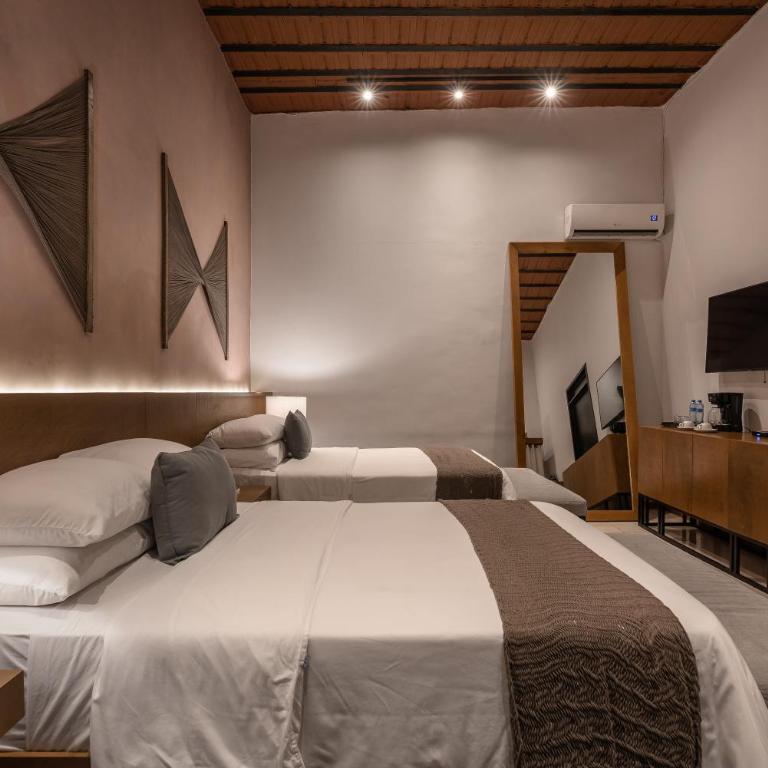 Piedra de Agua Hotel Boutique Mérida - Habitación Doble - 2 camas dobles - 2