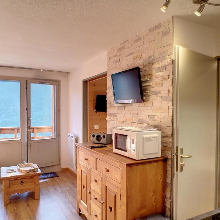 Les Menuires : 2 pers., Wifi, en front de neige - Appartamento con 1 Camera da Letto - 5