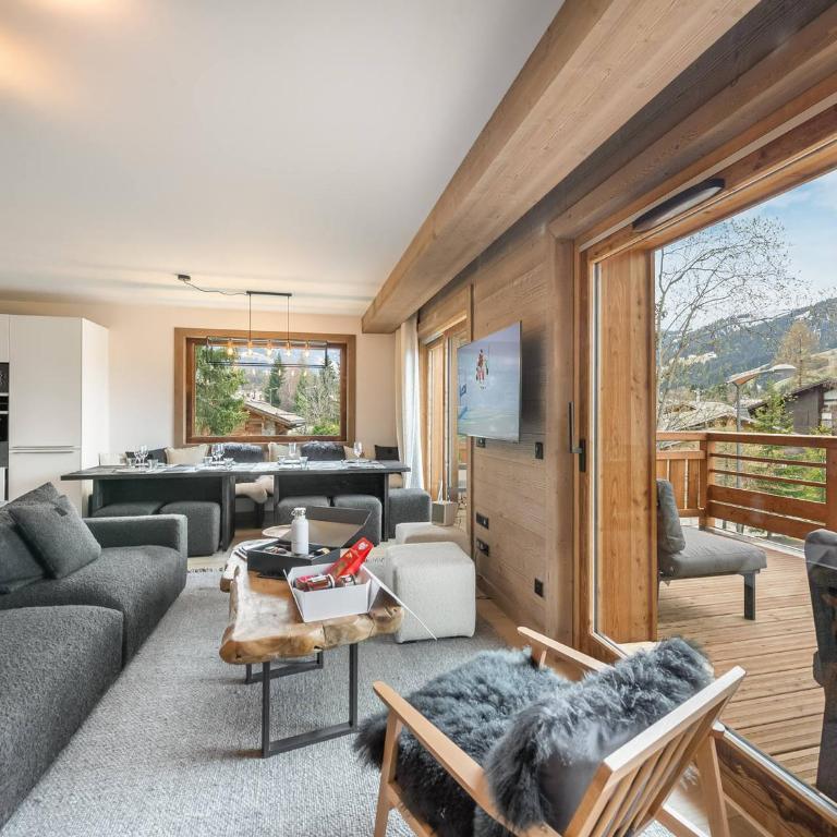 Appartement spacieux avec accès bien-être, proche des pistes et du centre de Megève - FR-1-569-46 - Apartment - 13