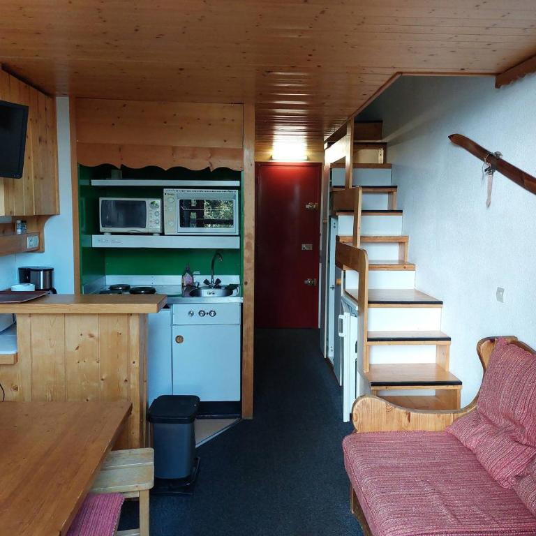 Studio cosy avec mezzanine pour 4 personnes à Arc 1800, proximité pistes et WiFi inclus - FR-1-411-410 - Appartement - 1