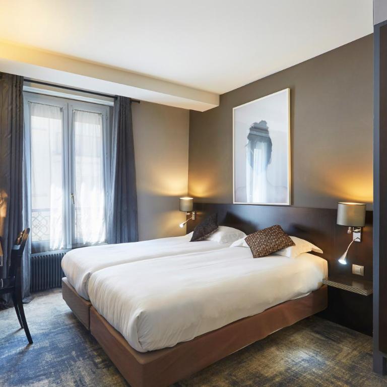 Logis hôtel Jardin de Villiers - Chambre Lits Jumeaux - 4