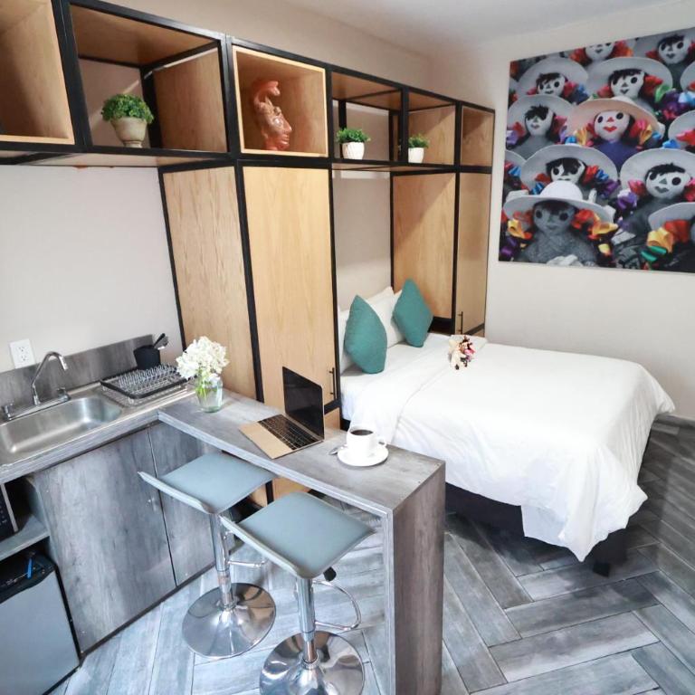 Casa Pánuco - Habitación Doble con baño privado - 4
