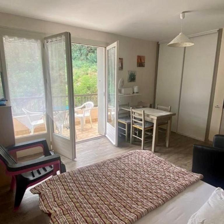 Studio ensoleillé avec balcon et parking - WiFi inclus - Centre-ville Amélie-les-Bains - Studio - 5