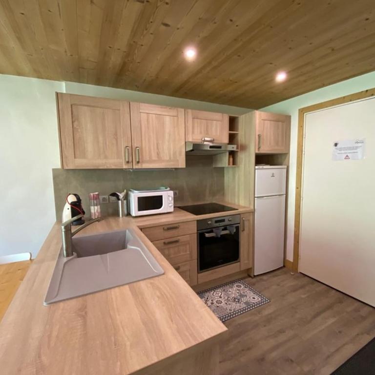Charmant appart 4 pers. avec chambre indép., terrasse, Wi-Fi, parking, skis, proche Crest-Voland - Apartment mit 1 Schlafzimmer - 13