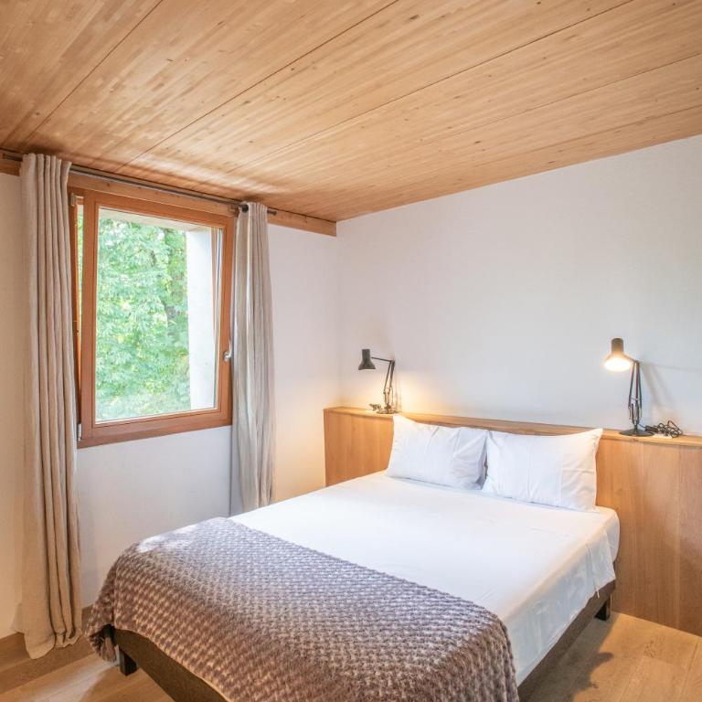 La Ferme du Lignon - Chambre Double - Vue sur Jardin - 1