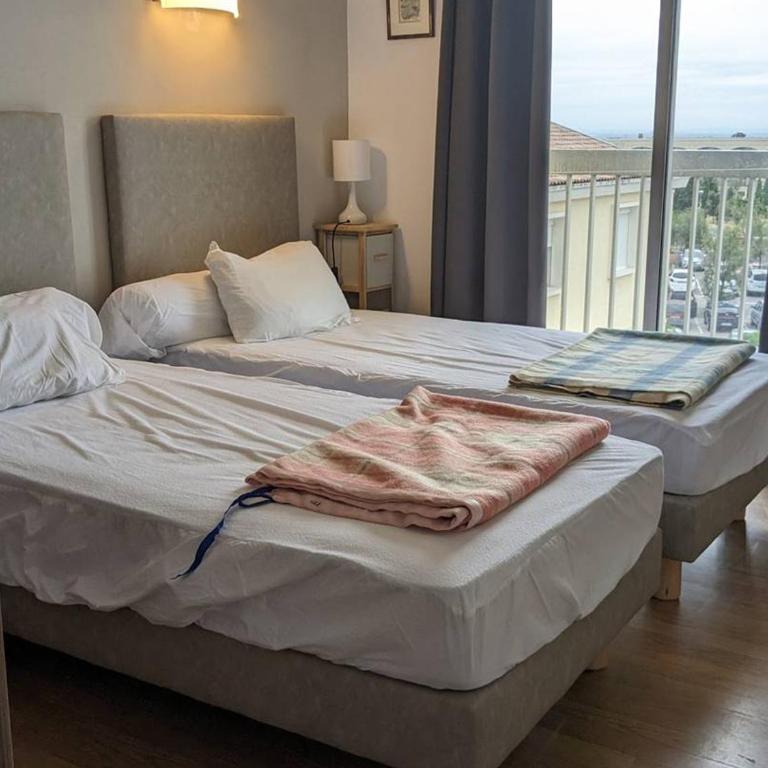 F3 à Palavas, en bord de mer, pour 4 personnes avec grande terrasse - FR-1-559-31 - Appartement - 4
