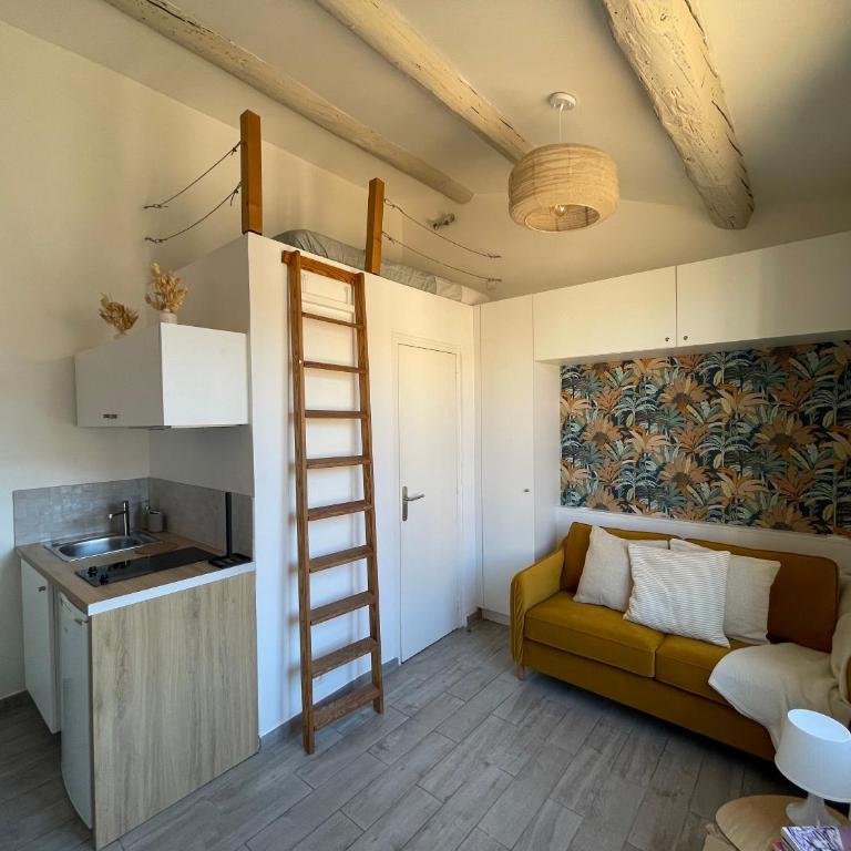Beau studio au cœur d’Aix et du Cours Mirabeau - One-Bedroom Apartment - 1