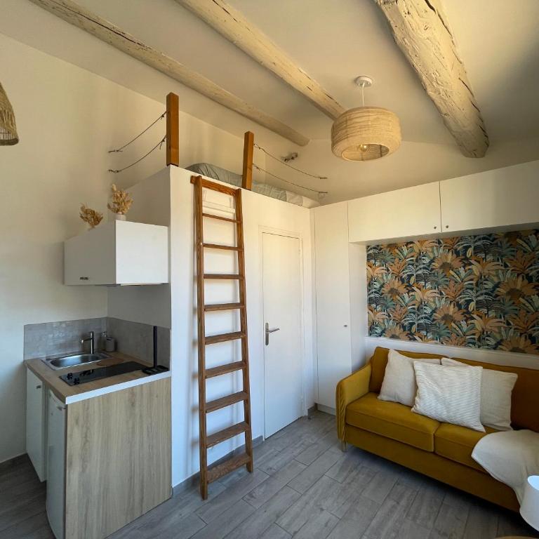 Beau studio au cœur d’Aix et du Cours Mirabeau - One-Bedroom Apartment - 7