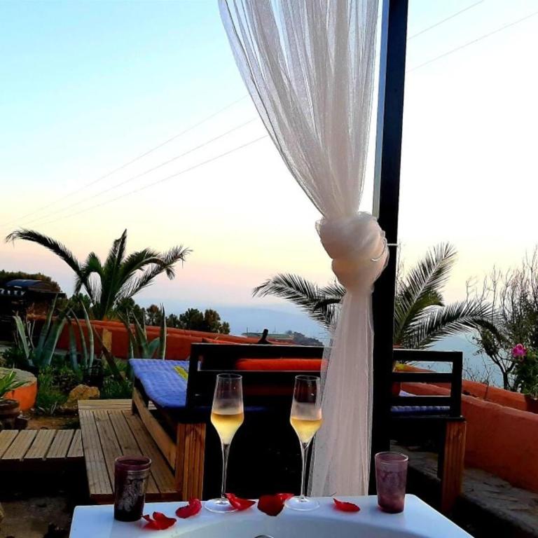 Beautiful Casita with hot tub under stars - Habitación Doble con vistas al parque - 21
