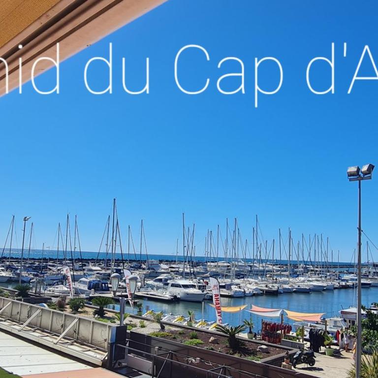 Résidence de standing la Pêcherie Spacieux T3 comme un cocon familial vue mer et sur l'avant port Sur le bout du bout de Cap d'Agde seule cap en Occitanie - Apartment with Sea View - 5