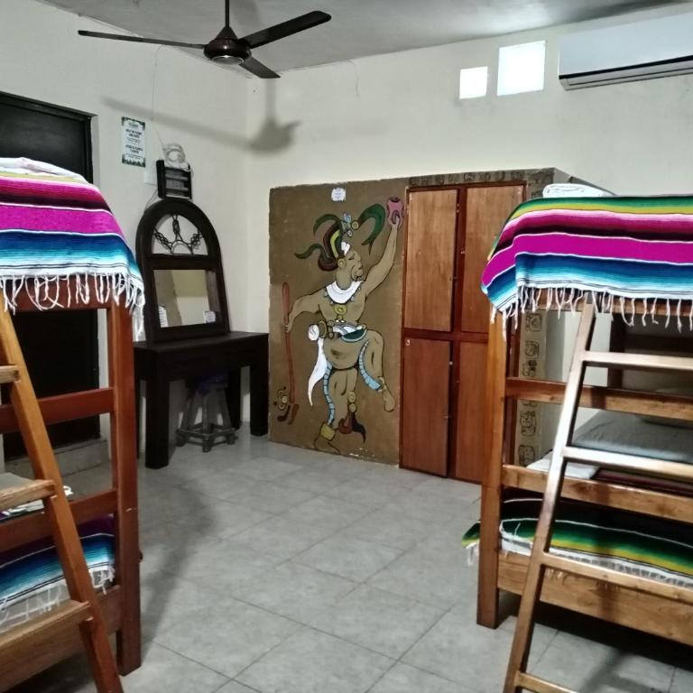 Hostel Casa Xtakay - Cama individual en habitación compartida - 5