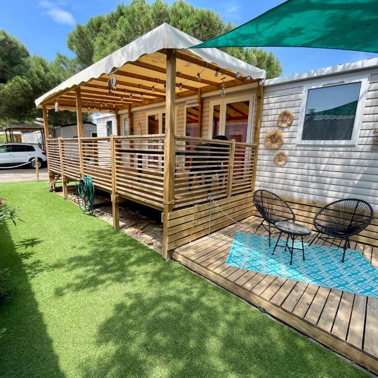 Mobil-home tout beau tout neuf, camping 4*, plage à pied ! - Casa con 3 Camere da Letto - 1