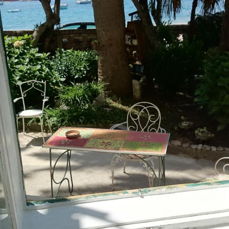 House Grabic - Dvokrevetna Soba s Bračnim Krevetom, Sopstvenim Kupatilom i Pogledom na More - 1