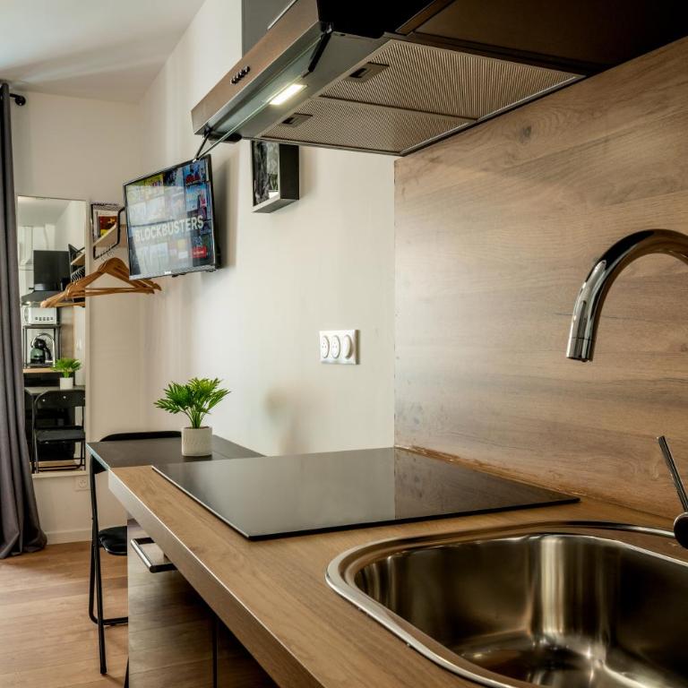 Appart-hôtel de standing avec jacuzzi privatisable en option - Appartement 1 Chambre - 4