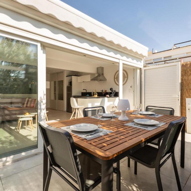 Villa gypsea luxe - terrasse - parking - Port Nature - Village Naturiste - Villa mit 1 Schlafzimmer - 3