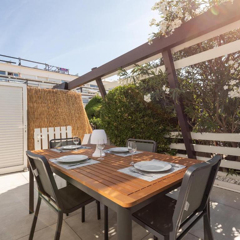 Villa gypsea luxe - terrasse - parking - Port Nature - Village Naturiste - Villa mit 1 Schlafzimmer - 17
