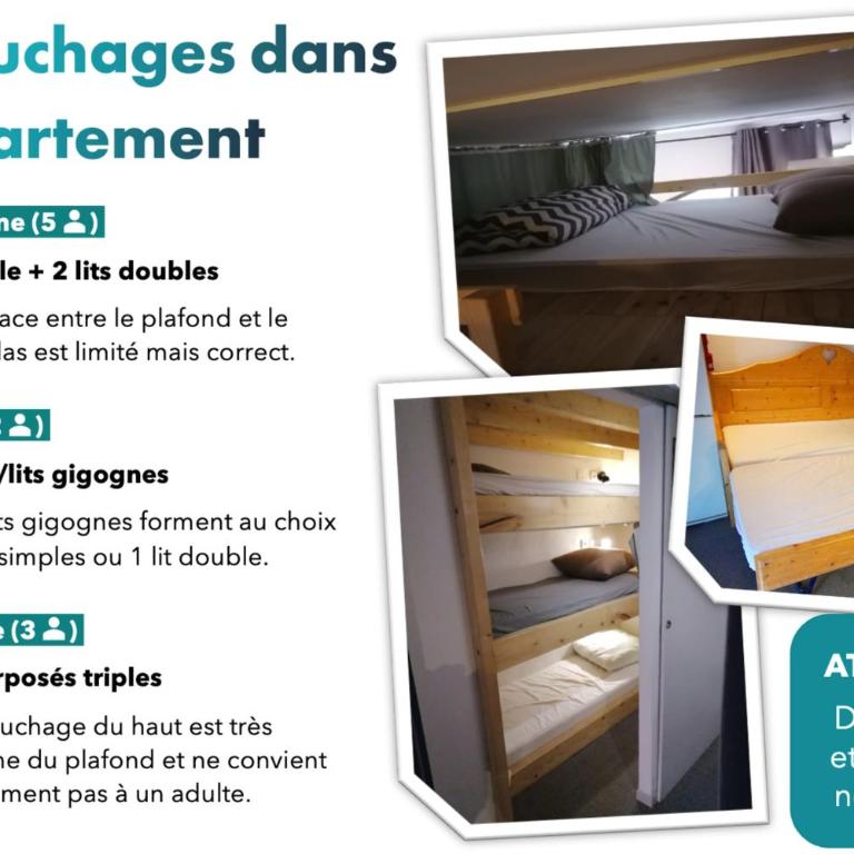 RisoulSki Constellation - Altaïr 06 - Appartement - 5 à 10 personnes – RDC – 1 chambre + mezzanine - 30m2 - 12