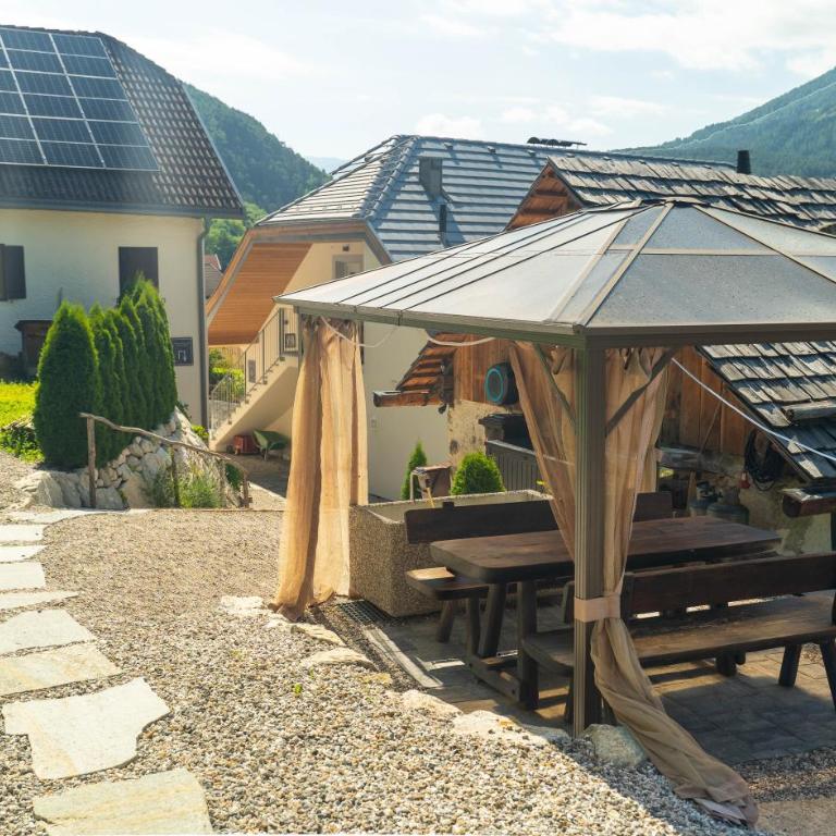 Apartments, Guest House & historic Chalet Neuhaus - Appartamento con 1 Camera da Letto e Vista Montagna - 7