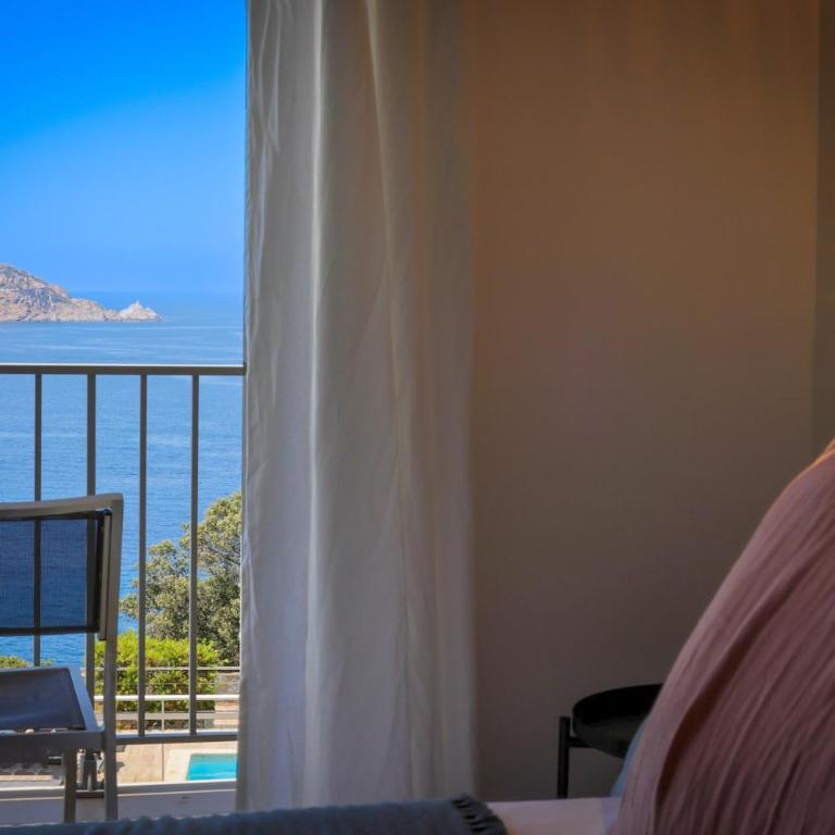 Le Saint Erasme, Hotel Eco Friendly - Chambre Double Panorama avec Balcon - Vue sur Mer - 12