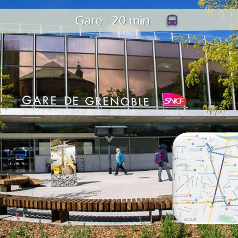 L'olivier - T2 moderne et chaleureux - Garage gratuit & Tram - One-Bedroom Apartment - 25