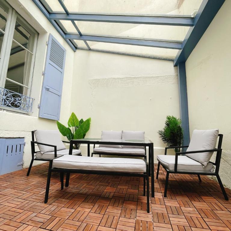 Villa muguette - coeur de Vichy- RDC-véranda sur la terrasse - Appartamento con 1 Camera da Letto - 2