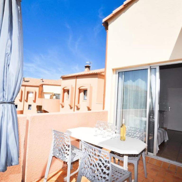 App. terrasse vue partielle mer - Appartamento con 2 Camere da Letto - 37
