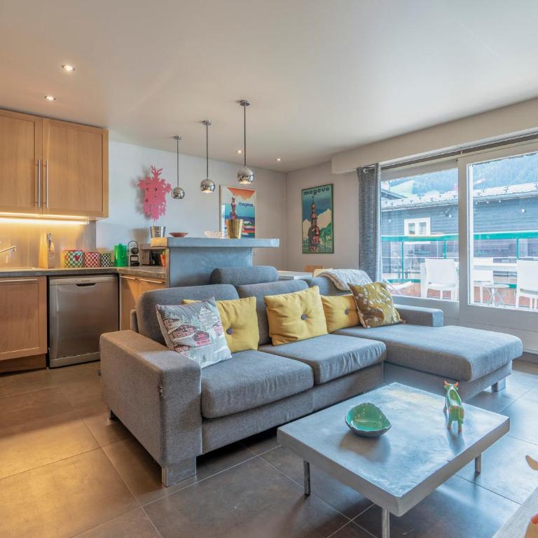 Charmant 3 pièces en plein centre de Megève avec terrasse, 2 chambres et toutes commodités - FR-1-453-268 - Appartement (4 Adultes) - 15