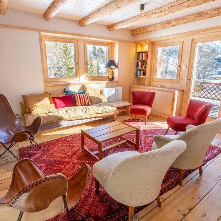 Chalet spacieux à Méribel avec terrasse ensoleillée et cheminée - Chalet 3 Chambres - 6