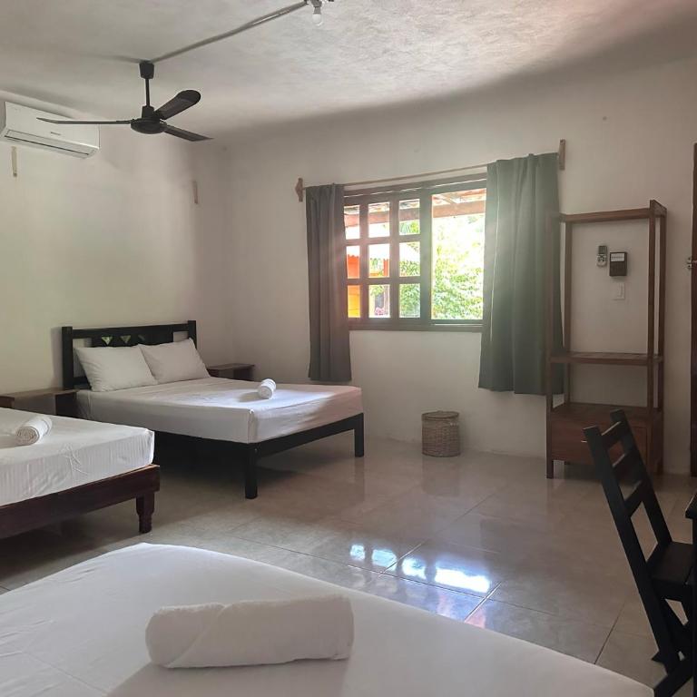Hotel Bacalar Sunshine - Habitación Familiar con terraza - 5