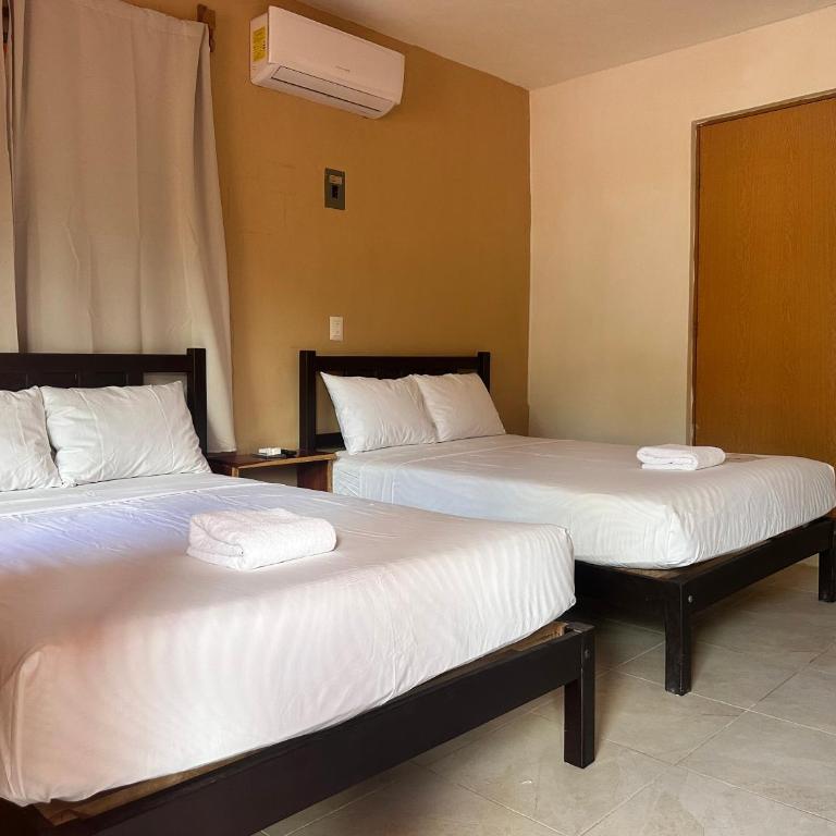 Hotel Bacalar Sunshine - Habitación Doble - 2 camas - 8