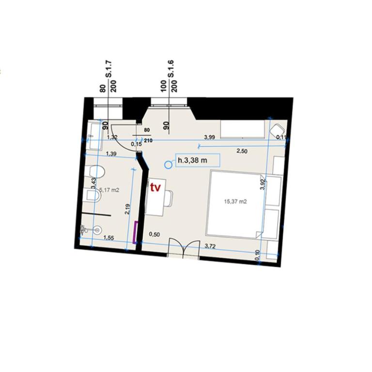 B&B La Corte Antica - Luino Lago Maggiore - Chambre Double avec Salle de Bains Privative - 4