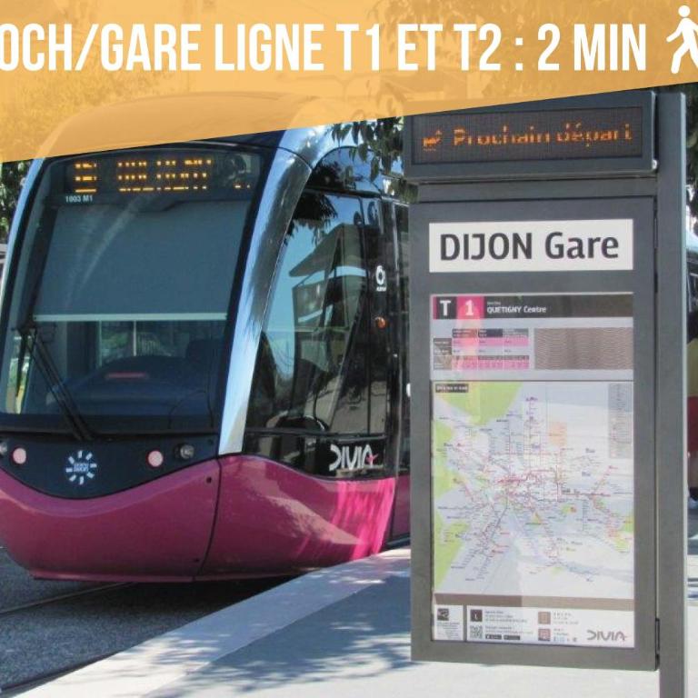 Le Millotet - Agréable studio à 2 mn Dijon Gare - Appartement 1 Chambre - 34