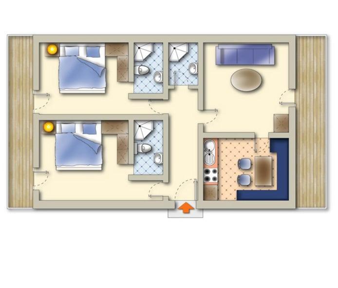 Walchenhof - Apartment mit 2 Schlafzimmern - 10