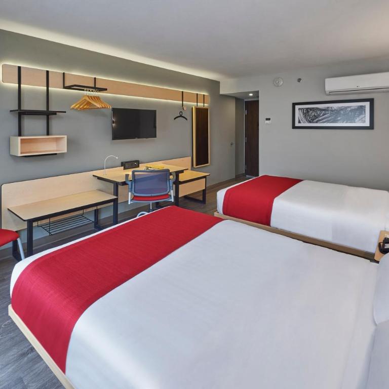 City Express by Marriott Ciudad de México Tlalnepantla - Double Room with Two Double Beds - 3