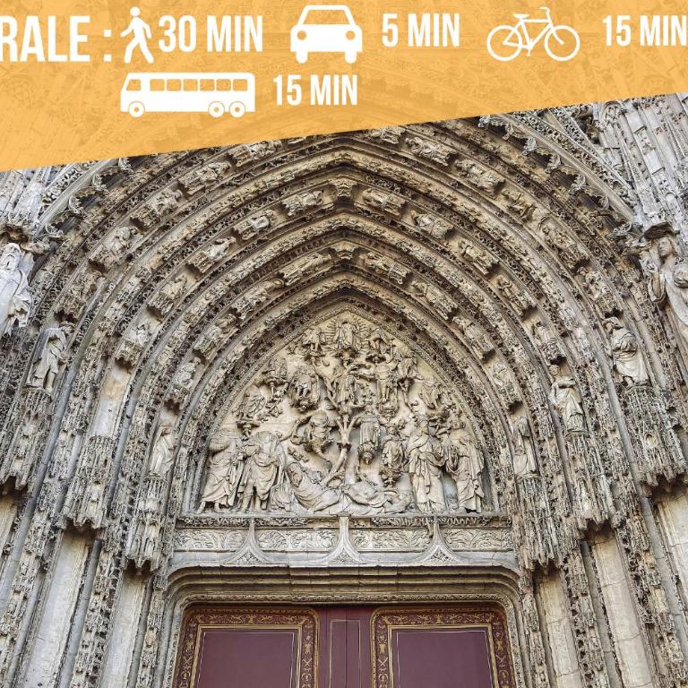 Rouen : Vue panoramique sur la seine avec parking - Appartement Supérieur - 20
