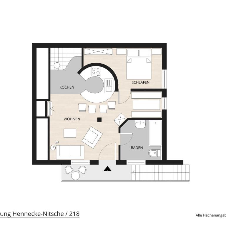 Oberstdorfer Bergwelt 218 - Apartment mit 1 Schlafzimmer - 11