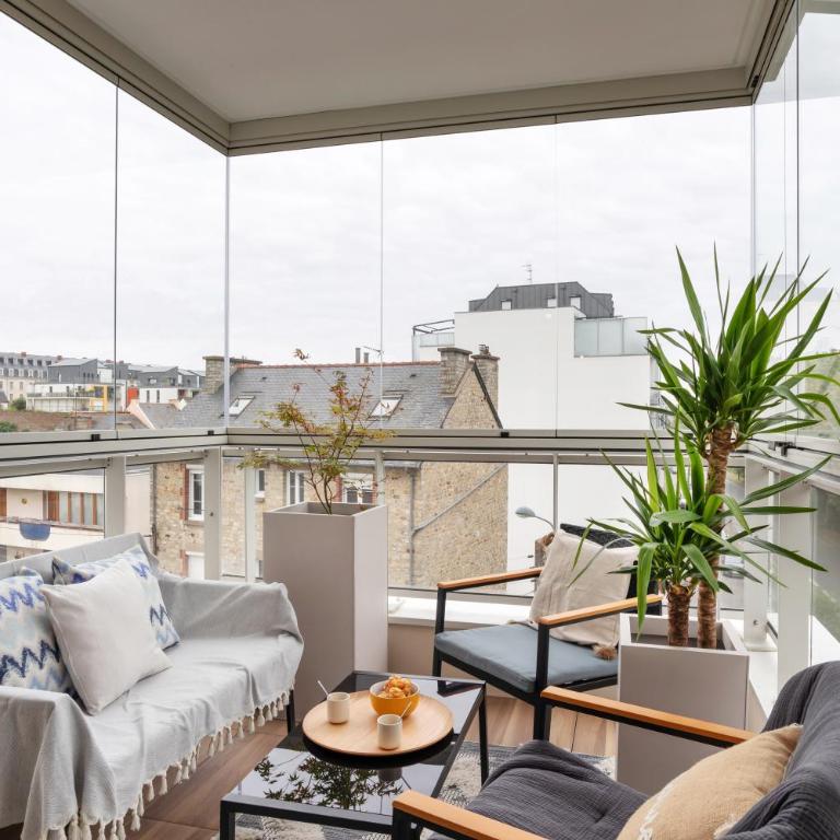 L'Air - Elégant 2 chambres avec loggia dans résidence de haut standing - Appartement 2 Chambres - 1